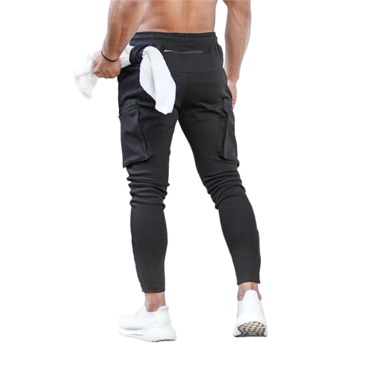 DynamicForce - Calças de Moletom Masculinas - Para Academia, Treinos e Corrida, Skinny